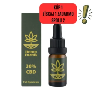 CBD Olej Hemp Farms 30% 10ml. Full Spectrum