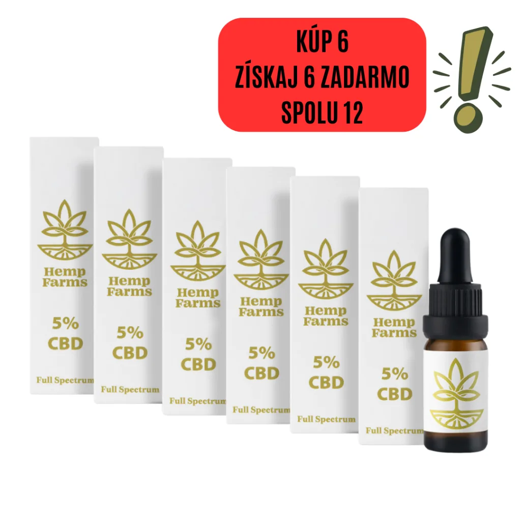 CBD Olej Full Spectrum – Super Combo 6 x 5% (3000mg)