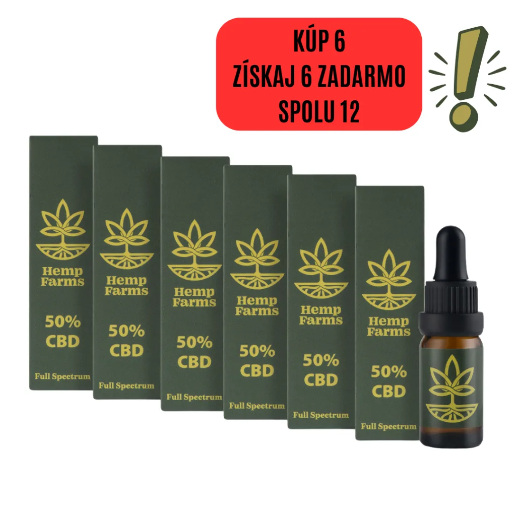 CBD Olej Full Spectrum – Super Combo 6 x 50% (30000mg)