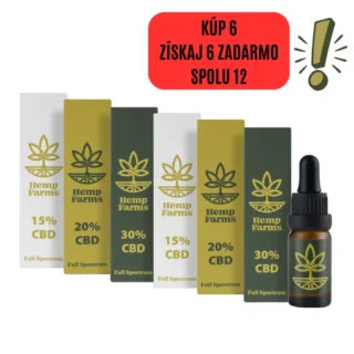 CBD Olej Super Combo – (2 x 15%) + (2 x 20%) + (2 x 30%)
